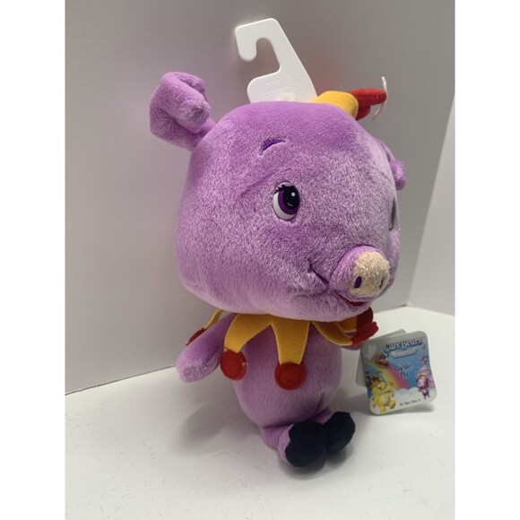 Care Bears Gig the Pig Purple Plush Stuffed Animal 2004 Play Along Toy w/ Tags - Picture 13 of 14